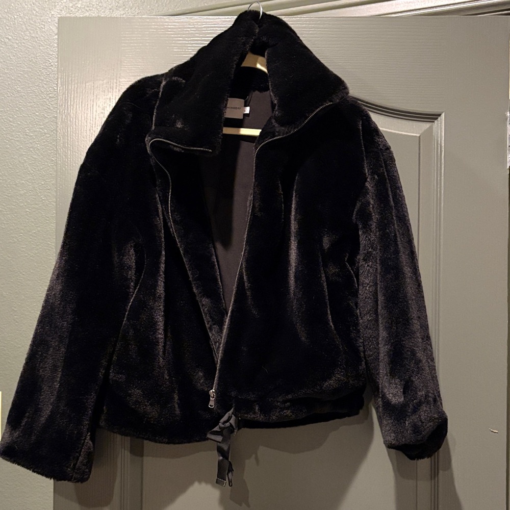 Rebecca Minkoff Black Teddy Jacket